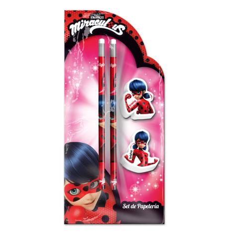Miraculous Ladybug Pencil & Eraser Set £2.29